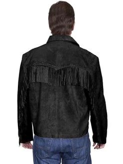 Boar Suede Fringe Jacket