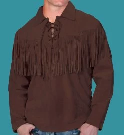 Fringe Leather Shirt Worn By Trappers