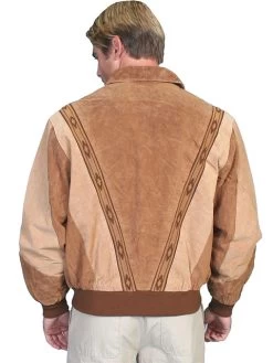 Two-toned Boar Suede Rodeo Jacket -WildWestFashionFinds 62 197 preview 06