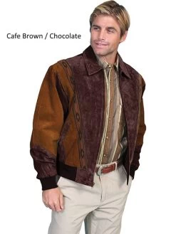 Two-toned Boar Suede Rodeo Jacket -WildWestFashionFinds 62 197 preview 07