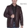 Lambskin Blazer With Genuine Ostrich Trim
