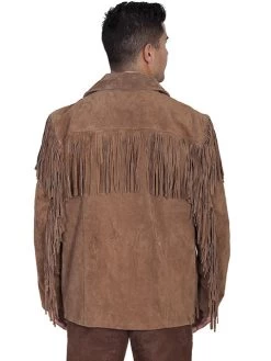 Suede Fringe Jacket