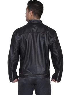 Sanded Calf Racing Jacket