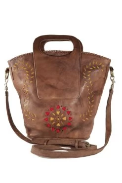 Amarillo Soft Leather Bucket Cross Body Bag