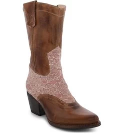 WildWestFashionFinds 26 WildWestFashionFinds -WildWestFashionFinds Basanti20zipper20boots20tan20rustic20leather20blush20lace 02