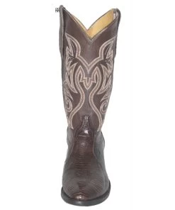 Brown Lizard Western Fancy Stitch Cowboy Boots -WildWestFashionFinds Brown Lizard Fancy Stitch Cowboy Boots 04