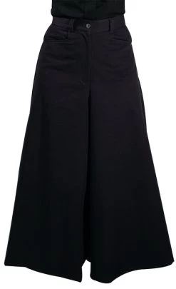 Frontier Old West Cotton Split Riding Skirt (Large / Brown) -WildWestFashionFinds CL70120DENIM 03 1