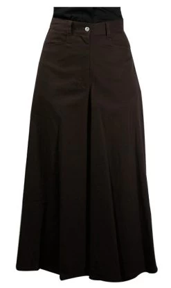 Frontier Old West Cotton Split Riding Skirt (Large / Khaki Beige) -WildWestFashionFinds CL70120DENIM 04 2