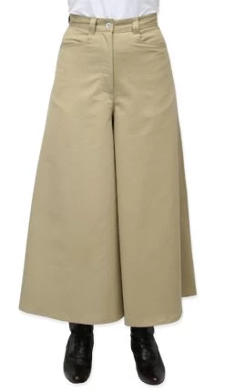 Frontier Old West Cotton Split Riding Skirt (Large / Brown) -WildWestFashionFinds CL70120DENIM 05 1