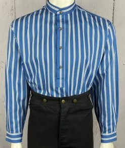 Pioneer Western Stripe Pullover Cotton Shirt