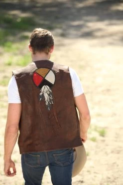 Circle Of Life Western Indian Artwork Vest