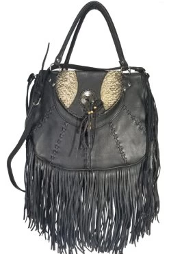 Laptop Fish Skin Leather Hand Laced Office Bag