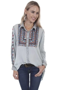 Light And Summery Viscose Blouse