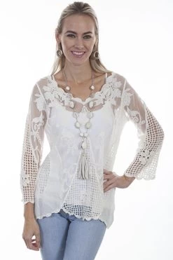 Lace Mesh Tunic