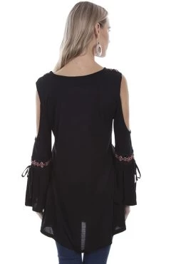 Embroidered Viscose Top