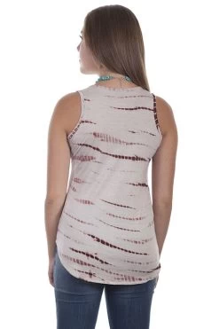 Tank Top With Stones And Embroidery