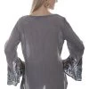 Long Sleeve Embroidered Tunic