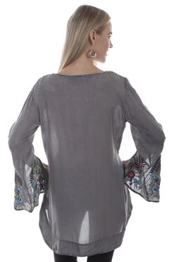 Long Sleeve Embroidered Tunic
