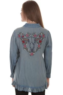Embroidered Empire Tunic