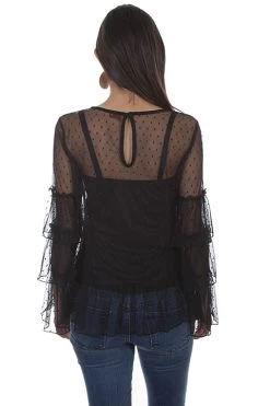 Two Piece Swiss Dot Top