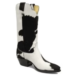 Handmade Holstein Hair On Cowhide Cowboy Boots -WildWestFashionFinds Holstein20Cowboy20Boots 05