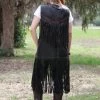 Ciquala Long Vest With Extended Fringe