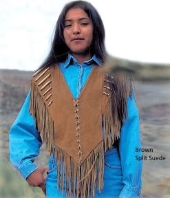 Ladies Hulapai Split Suede Shoulder Wrap