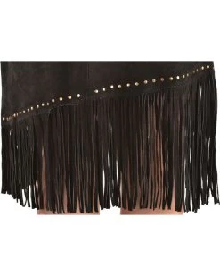 Sioux Suede Skirt With Contrast Leather Belt -WildWestFashionFinds Kobler20Leather20Sioux20Skirt 04