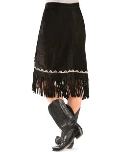 Yuma Fringe Wrap Around Suede Skirt 12 Yuma Fringe Wrap Around Suede Skirt -WildWestFashionFinds Kobler20Leather20Yuma20Skirt 05