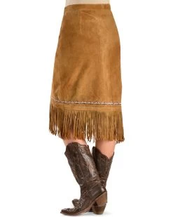 Yuma Fringe Wrap Around Suede Skirt 14 Yuma Fringe Wrap Around Suede Skirt -WildWestFashionFinds Kobler20Leather20Yuma20Skirt 07