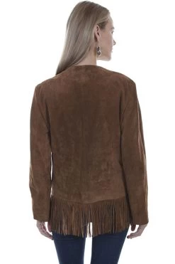 Suede Fringe Jacket -WildWestFashionFinds L1003 102 preview 04