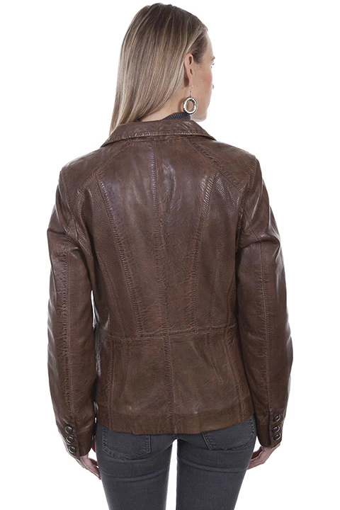 Classic Leather Blazer 4 Classic Leather Blazer - Image 4