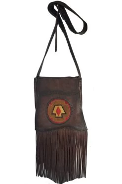 Fringe Leather Medicine Shoulder Cross Body Bag -WildWestFashionFinds Medicine Bag Black20650x975 03