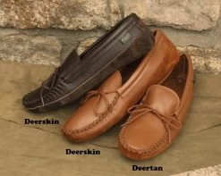 Men’s Canoe Sole Deerskin Moccasins