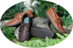 Men’s Lace-Up Wrap Around Rubber Sole Shoes