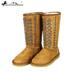 Montana West Stud Collection Boots