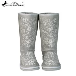 Montana West Embroidered Boots -WildWestFashionFinds Montana20West20BST 100 1005 GY20Embroidered20Boots 08