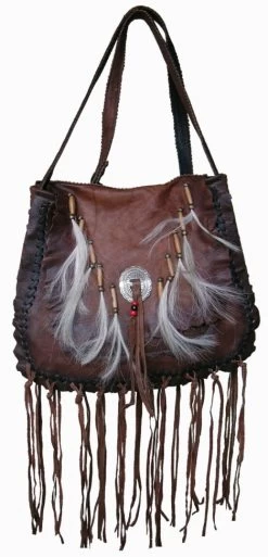 Navajo Soft Cross Body Leather Shoulder Bag -WildWestFashionFinds Navajo Bag Black20650x975 03
