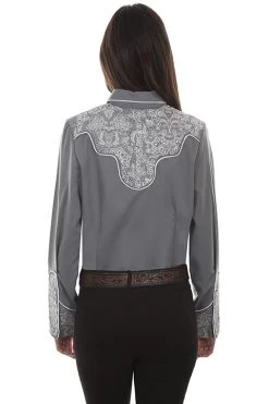 Embroidered Western Shirt 9 Embroidered Western Shirt -WildWestFashionFinds PL 875 BEI preview 04