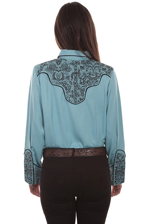 Embroidered Western Shirt 6 Embroidered Western Shirt - Image 6