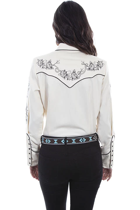 Classic Embroidered Western Shirt 4 Classic Embroidered Western Shirt - Image 4
