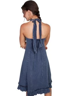 Cotton Halter Dress -WildWestFashionFinds PSL 053 preview 04