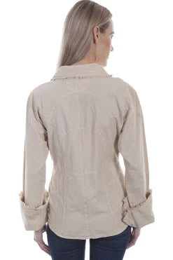 Cotton Long Sleeve Blouse