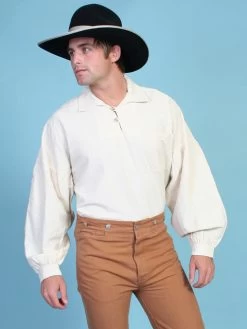 Classic Drop Shoulder Style Pullover Shirt