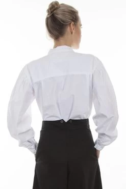 Floral Emboridered Shirt 7 Floral Emboridered Shirt -WildWestFashionFinds RW579 WHT preview 04