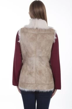 Faux Fur Vest -WildWestFashionFinds Scully20800020Faux20fur20vest 04