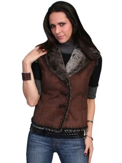 Lightweight Faux Shearling Vest