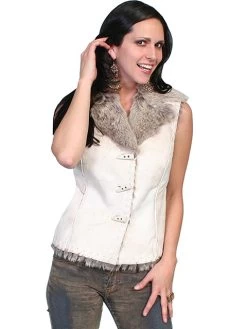 Lightweight Faux Shearling Vest -WildWestFashionFinds Scully20800620Lightweight20faux20shearling20vest 03