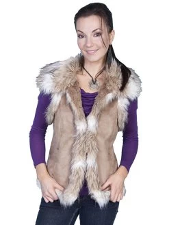 Fashionable Faux Fur Vest
