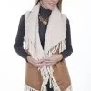 Faux Fur Vest With Faux Shearling Collar